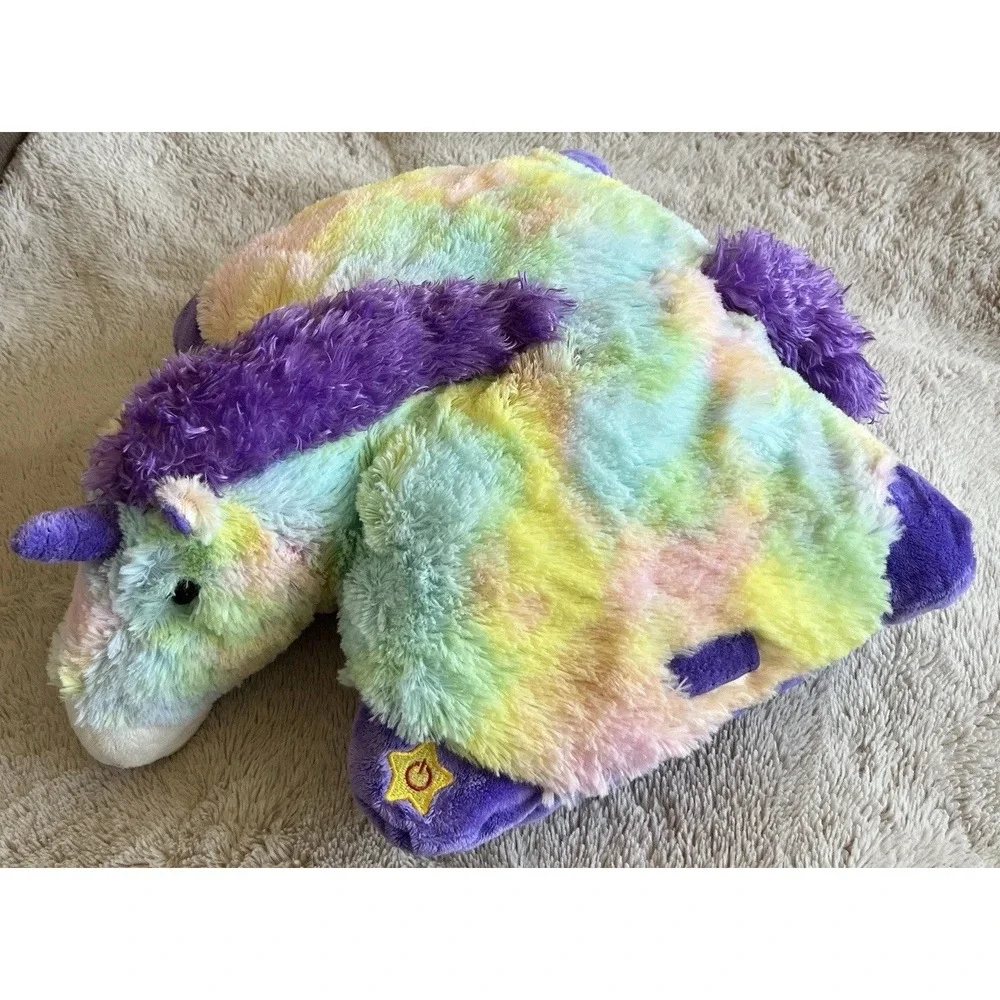 Purple Unicorn Glow Pillow Pet 2013 Tie Dye 16